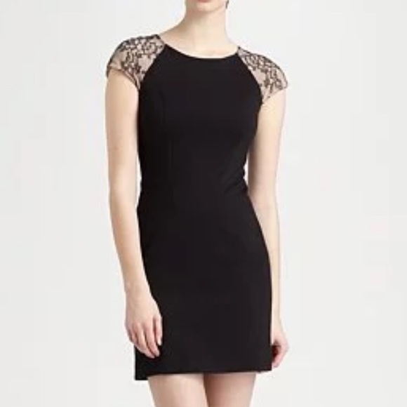 NWT Erin by Erin Fetherston Lace Cap Sleeve Sheath Dress - Picture 1 of 15
